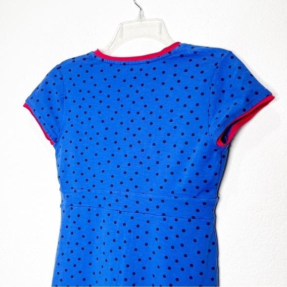 Boden Casual Jersey Surplice Polkadot Dress - Picture 7 of 10